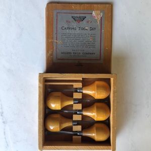 Millers Falls Company carving tool set No. 107 -Vintage